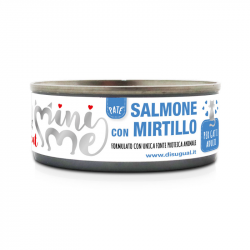 Disugual gatto salmone con mirtillo da 85 gr in lattina